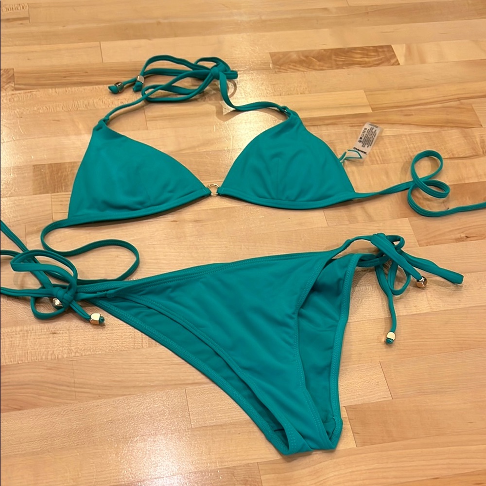 Garage Blue Bikini Set Classic Swimwear Never Worn